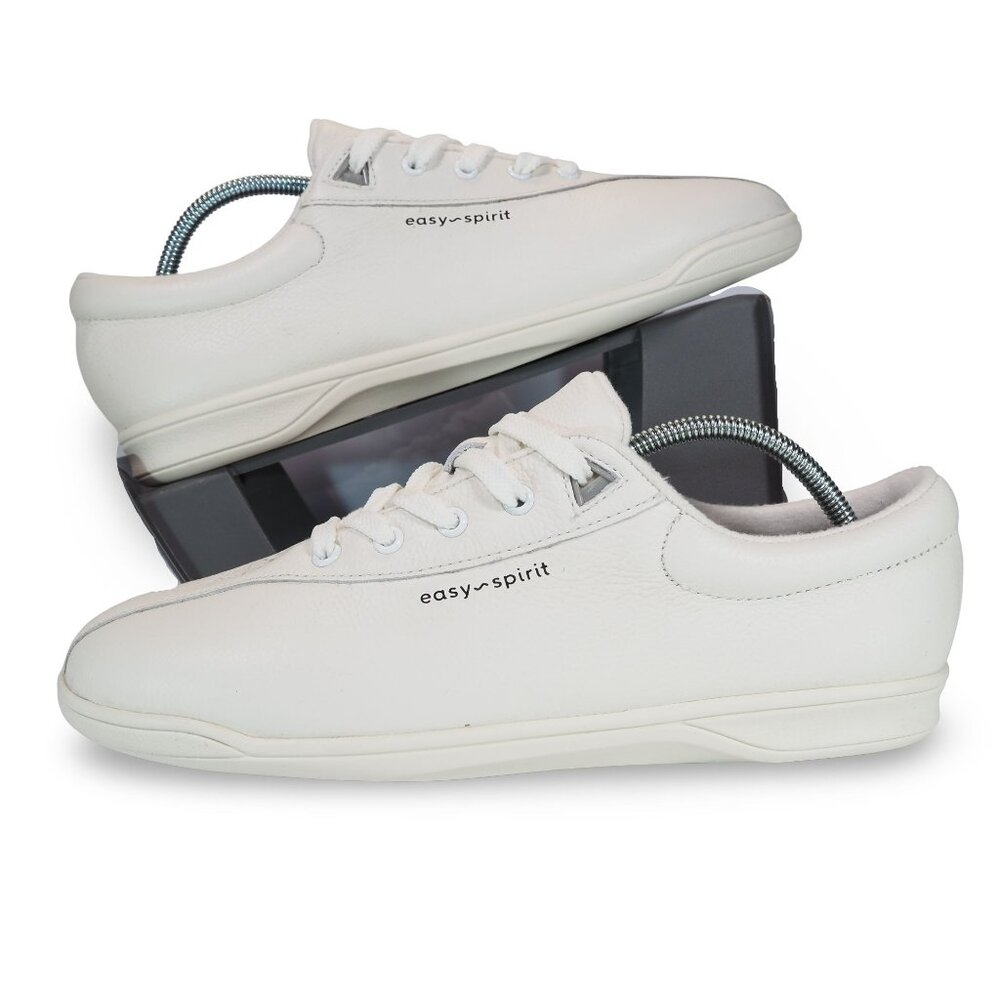 Easy Spirit AP1 Leather Walking Shoes Women's 9M White‎ ESAP1